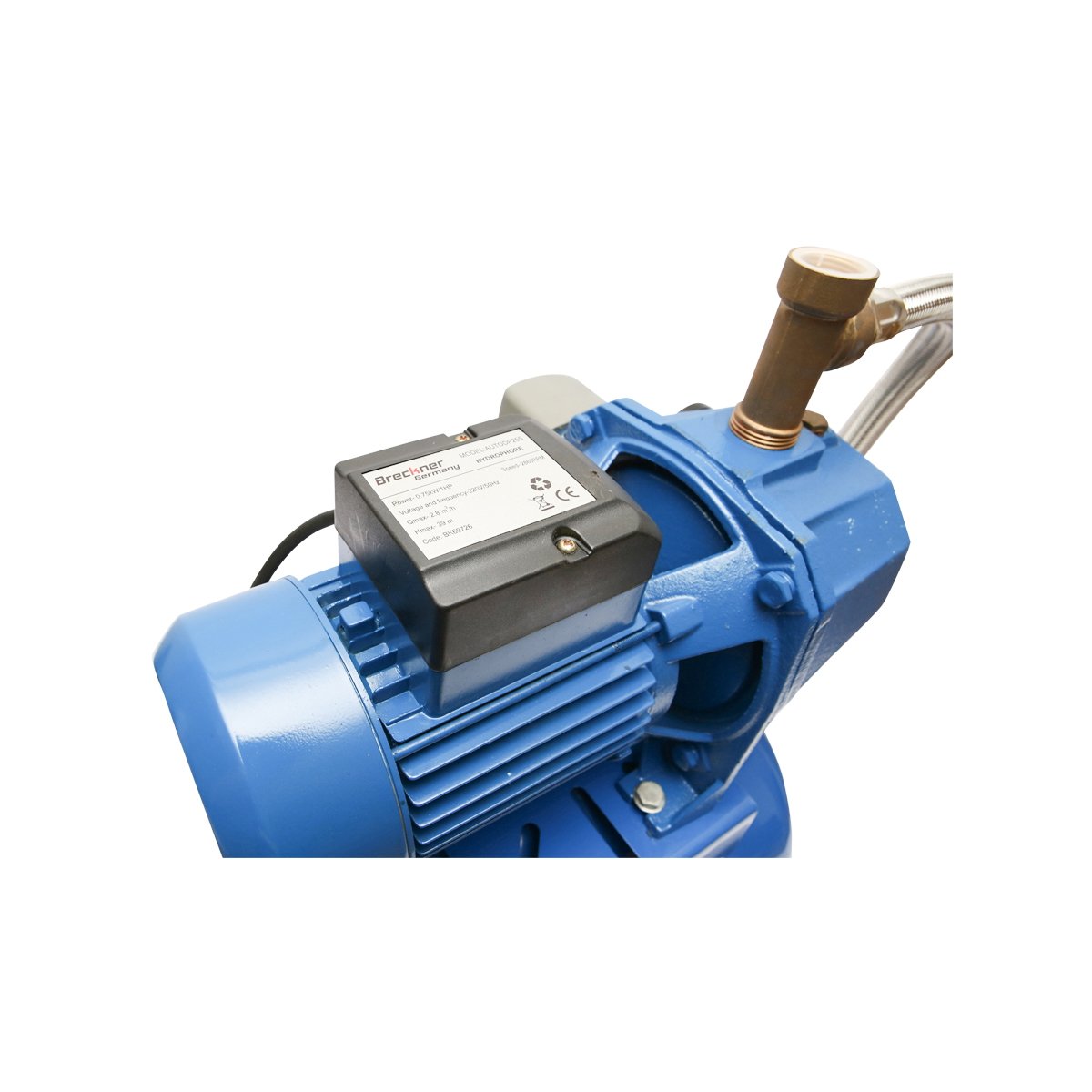 Hidrofor apa 750W 220V, debit 46L/min, H39m, rezervor 24L, viteza 2860 r/min cu ejector AUTODP255 Breckner Germany